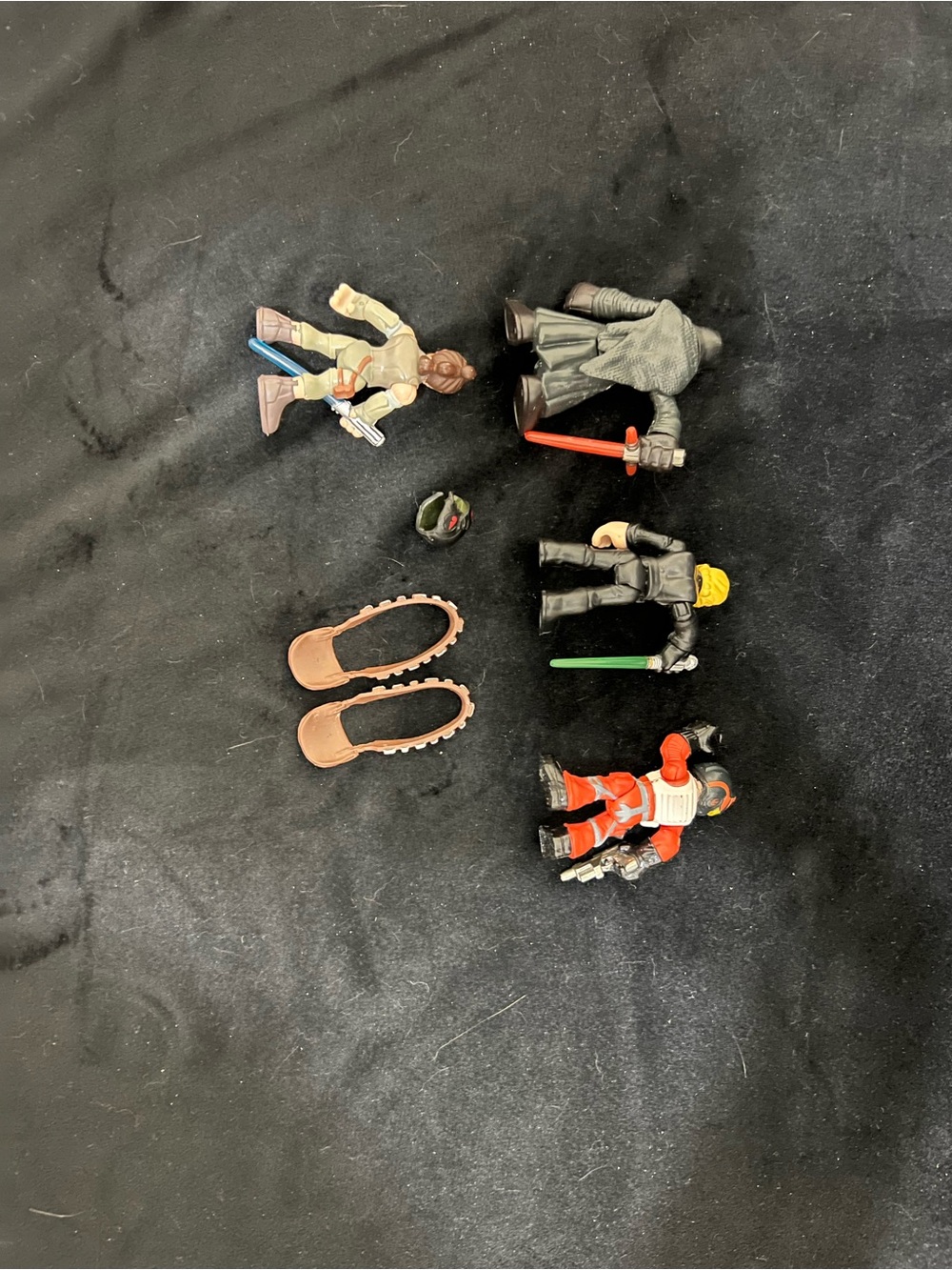 Star Wars Mini Action Figures Lot